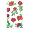 Abbildung Einzelbogen, Artikel: 54261, Blumenaufkleber, Format: 85 x 160 mm, 8 Sticker/Bogen