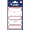 Packungsabbildung: Z-Design, Artikel: 59187, Haushalts-Etiketten, 85 x 160 mm, Kleinpackung, 15 Sticker / 3 Bögen
