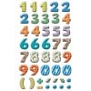Abbildung Einzelbogen, Artikel: 59335, Zahlen-Etiketten, Format: 85 x 160 mm, 30 Sticker/Bogen
