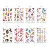 Abbildung Einzelbogen, Artikel: 59990, Sortiment Sticker, Format: 130 x 183 x 5 mm, 24 Sticker/Bogen