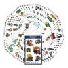 Packungsabbildung mit Etikettenbogen: Z-Design Sortiment Sticker, Artikel:  59991, Format: 130 x 183 x 5 mm Inhalt: 480 Sticker / 40 Bögen, 12 Sticker/Bogen