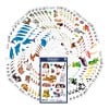 Packungsabbildung mit Etikettenbogen: Z-Design Sortiment Sticker, Artikel:  59992, Format: 130 x 183 x 5 mm Inhalt: 520 Sticker / 40 Bögen, 13 Sticker/Bogen