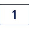 Stanzzeichnung Einzelbogen A5, Artikel: 6135, Universal-Etiketten, Format: 210 x 148 mm, 1 Etiketten/Bogen