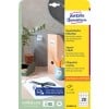 Packungsabbildung: Avery Zweckform Quadratische Etiketten, Artikel:  6252REV-10, Format: 45 x 45 mm, Druckereignung: Inkjet,Laser s/w,Farblaser, Inhalt: 200 Etiketten / 10 Bögen, 20 Etiketten/Bogen