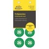 Packungsabbildung: Avery Zweckform Non A4 Prüfplaketten, Artikel:  6946-2026, Format: ⌀ 30 mm, Inhalt: 80 Prüfplaketten / 10 Bögen, 8 Prüfplaketten/Bogen