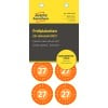 Packungsabbildung: Avery Zweckform Non A4 Prüfplaketten, Artikel:  6946-2027, Format: ⌀ 30 mm, Inhalt: 80 Prüfplaketten / 10 Bögen, 8 Prüfplaketten/Bogen