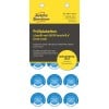 Packungsabbildung: Avery Zweckform Non A4 Prüfplaketten, Artikel:  6977-2025, Format: ⌀ 20 mm, Inhalt: 120 Prüfplaketten / 8 Bögen, 15 Prüfplaketten/Bogen