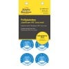 Packungsabbildung: Avery Zweckform Non A4 Prüfplaketten, Artikel:  6986-2025, Format: ⌀ 30 mm, Inhalt: 80 Prüfplaketten / 10 Bögen, 8 Prüfplaketten/Bogen