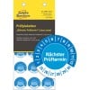 Packungsabbildung mit Prüfplakette: Avery Zweckform Prüfplaketten, Artikel:  6987-2025, Format: ⌀ 20 mm, Inhalt: 120 Prüfplaketten / 8 Bögen, 15 Prüfplaketten/Bogen