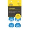 Packungsabbildung: Avery Zweckform Non A4 Prüfplaketten, Artikel:  6988-2025, Format: ⌀ 30 mm, Inhalt: 80 Prüfplaketten / 10 Bögen, 8 Prüfplaketten/Bogen