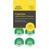 Packungsabbildung: Avery Zweckform Non A4 Prüfplaketten, Artikel:  6988-2026, Format: ⌀ 30 mm, Inhalt: 80 Prüfplaketten / 10 Bögen, 8 Prüfplaketten/Bogen