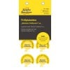 Packungsabbildung: Avery Zweckform Non A4 Prüfplaketten, Artikel:  7905, Format: ⌀ 30 mm, Inhalt: 80 Prüfplaketten / 10 Bögen, 8 Prüfplaketten/Bogen