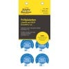 Packungsabbildung: Avery Zweckform Non A4 Prüfplaketten, Artikel:  7909, Format: ⌀ 30 mm, Inhalt: 80 Prüfplaketten / 10 Bögen, 8 Prüfplaketten/Bogen