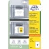 Packungsabbildung: Avery Zweckform Träger-Etiketten, Artikel:  8002-5, Format: 160 x 120 mm, Druckereignung: Vorgedruckt, Inhalt: 10 Etiketten / 5 Bögen, 2 Etiketten/Bogen