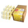 Packungsabbildung mit Etikettenrolle: Avery Zweckform Rollen-Etiketten, Artikel:  AS0722390, Format: 36 x 89 mm, Druckereignung: Thermodirekt-Drucker,Dymo LabelWriter* 300-Serie, 400-Serie, 450-Serie, 4XL, Wireless, Inhalt: 4.680 Etiketten / 18 Rollen, 260 Etiketten/Rolle