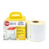 Packungsabbildung mit Etikettenrolle: Avery Zweckform Rollen-Etiketten, Artikel:  AS0722440, Format: 54 x 70 mm, Druckereignung: Thermodirekt-Drucker,Dymo LabelWriter* 300-Serie, 400-Serie, 450-Serie, 4XL, Wireless, Inhalt: 320 Etiketten / 1 Rolle, 320 Etiketten/Rolle