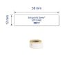 Einzelabbildung Etikett, Artikel: AS0722460, Rollen-Etiketten, Format: 12 x 50 mm, 220 Etiketten/Rolle