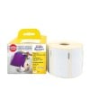 Packungsabbildung mit Etikettenrolle: Avery Zweckform Rollen-Etiketten, Artikel:  AS0722540, Format: 32 x 57 mm, Druckereignung: Thermodirekt-Drucker,Dymo LabelWriter* 300-Serie, 400-Serie, 450-Serie, 4XL, Wireless, Inhalt: 1.000 Etiketten / 1 Rolle, 1.000 Etiketten/Rolle