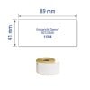Einzelabbildung Etikett, Artikel: AS0722560, Rollen-Etiketten, Format: 41 x 89 mm, 200 Etiketten/Rolle