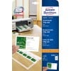Packungsabbildung: Avery Zweckform Alle Drucker, Artikel:  C32011-10, Format: 85 x 54 mm, Druckereignung: Inkjet,Farblaser,Laser s/w,Kopierer, Inhalt: 100 Karten / 10 Bögen, 10 Karten/Bogen
