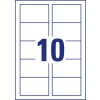 Stanzzeichnung Einzelbogen A4, Artikel: C32011-500, Superior Visitenkarten, Format: 85 x 54 mm, 10 Karten/Bogen