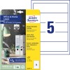 Packungsabbildung mit Kartenbogen: Avery Zweckform Ordner-Einsteckschilder, Home Office, Kleinpackung, Artikel:  C32267-10, Format: 54 x 190 mm, Druckereignung: Inkjet,Laser s/w,Farblaser, Inhalt: 50 Stück / 10 Bögen, 5 Stück/Bogen