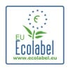 Das Bild zeigt das EU-Umweltzeichen-Logo, das grüne Elemente, einen Sternenkreis, der Europa repräsentiert, sowie einen Website-Link darunter enthält.