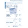 Ein Bild eines Finanzberichts oder Kassenberichts mit verschiedenen Ausgaben, Gesamtsummen und Kontaktinformationen für den Kundenservice.