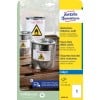 Packungsabbildung: Avery Zweckform Wetterfeste Folien-Etiketten für Inkjetdrucker, Artikel:  J4775-10, Format: 210 x 297 mm, Druckereignung: Inkjet, Inhalt: 10 Etiketten / 10 Bögen, 1 Etiketten/Bogen