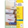 Packungsabbildung: Avery Zweckform Weiße Versand-Etiketten, für Inkjetdrucker, Artikel:  J8160-10, Format: 63,5 x 38,1 mm, Druckereignung: Inkjet, Inhalt: 210 Etiketten / 10 Bögen, 21 Etiketten/Bogen