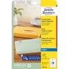 Packungsabbildung: Avery Zweckform Transparente Versand-Etiketten, für Inkjetdrucker, Artikel:  J8563-25, Format: 99,1 x 38,1 mm, Druckereignung: Inkjet, Inhalt: 350 Etiketten / 25 Bögen, 14 Etiketten/Bogen