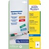 Packungsabbildung: Avery Zweckform Magnetschilder, Artikel:  J8875-5, Format: 50 x 140 mm, Druckereignung: Inkjet, Inhalt: 40 Etiketten / 5 Bögen, 8 Etiketten/Bogen