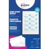Packungsabbildung: Avery Zweckform , Artikel:  L4727-20, Format: 54 x 90 mm, Druckereignung: Inkjet,Farblaser,Laser s/w,Kopierer, Inhalt: 200 Einsteckschilder / 20 Blatt,  /Bogen