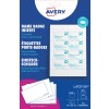 Packungsabbildung: Avery Zweckform , Artikel:  L4727-20, Format: 54 x 90 mm, Druckereignung: Inkjet,Farblaser,Laser s/w,Kopierer, Inhalt: 200 Einsteckschilder / 20 Blatt,  /Bogen