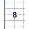 Stanzzeichnung Einzelbogen A4, Artikel: L4728-20, Einsteckschilder, Format: 60 x 90 mm