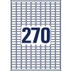 Stanzzeichnung Einzelbogen A4, Artikel: L4730REV-10, Etiketten, ablösbar, Home Office, Kleinpackung, Format: 17,8 x 10 mm, 270 Etiketten/Bogen