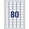 Stanzzeichnung Einzelbogen A4, Artikel: L4732REV-100, Universal-Etiketten, ablösbar, Format: 35,6 x 16,9 mm, 80 Etiketten/Bogen