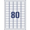 Stanzzeichnung Einzelbogen A4, Artikel: L4732REV-10, Etiketten, ablösbar, Home Office, Kleinpackung, Format: 35,6 x 16,9 mm, 80 Etiketten/Bogen