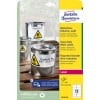 Packungsabbildung: Avery Zweckform Wetterfeste Folien-Etiketten für Laserdrucker, Artikel:  L4776-20, Format: 99,1 x 42,3 mm, Druckereignung: Laser s/w,Farblaser, Inhalt: 240 Etiketten / 20 Bögen, 12 Etiketten/Bogen