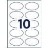 Stanzzeichnung Einzelbogen A4, Artikel: L4882-20, Namens-Etiketten, Format: 85 x 50 mm