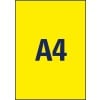 Stanzzeichnung Einzelbogen A4, Artikel: L6006-25, Etiketten in Sonderfarben, Format: 210 x 297 mm, 1 Etiketten/Bogen