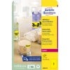 Packungsabbildung: Avery Zweckform Neon-Etiketten, Artikel:  L6006-25, Format: 210 x 297 mm, Druckereignung: Laser s/w,Farblaser, Inhalt: 25 Etiketten / 25 Bögen, 1 Etiketten/Bogen