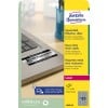 Packungsabbildung: Avery Zweckform Silberne Typenschild-Etiketten, Artikel:  L6008-20, Format: 25,4 x 10 mm, Druckereignung: Laser s/w, Inhalt: 3.780 Etiketten / 20 Bögen, 189 Etiketten/Bogen