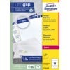 Packungsabbildung: Avery Zweckform Weiße Adress-Etiketten für Laserdrucker, Artikel:  L7163-250, Format: 99,1 x 38,1 mm, Druckereignung: Laser s/w,Farblaser, Inhalt: 3.500 Etiketten / 250 Bögen, 14 Etiketten/Bogen