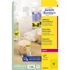 Packungsabbildung: Avery Zweckform Neon-Etiketten, Artikel:  L7670Y-25, Format: ⌀ 63.5 mm, Druckereignung: Laser s/w,Farblaser, Inhalt: 300 Etiketten / 25 Bögen, 12 Etiketten/Bogen