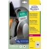 Packungsabbildung: Avery Zweckform Ultra Resistente Outdoor Etiketten, Artikel:  L7911-10, Format: 45,7 x 21,2 mm, Druckereignung: Laser s/w,Farblaser, Inhalt: 480 Etiketten / 10 Bögen, 48 Etiketten/Bogen