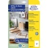 Packungsabbildung: Avery Zweckform Recycling Universal-Etiketten, Artikel:  LR3655-10, Format: 210 x 148 mm, Druckereignung: Inkjet,Laser s/w,Farblaser, Inhalt: 20 Etiketten / 10 Bögen, 2 Etiketten/Bogen