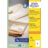 Packungsabbildung: Avery Zweckform Recycling Universal-Etiketten, Artikel:  LR3655, Format: 210 x 148 mm, Druckereignung: Inkjet,Laser s/w,Farblaser, Inhalt: 200 Etiketten / 100 Bögen, 2 Etiketten/Bogen