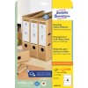 Packungsabbildung: Avery Zweckform Recycling Ordner-Etiketten, Artikel:  LR4761-25, Format: 61 x 192 mm, Druckereignung: Inkjet,Laser s/w,Farblaser, Inhalt: 120 Etiketten / 30 Bögen, 4 Etiketten/Bogen