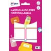 Packungsabbildung: Avery , Artikel:  NAME16C, Format: 34 x 48 mm, Inhalt: 16 Etiketten / 2 Bögen, 8 Etiketten/Rolle